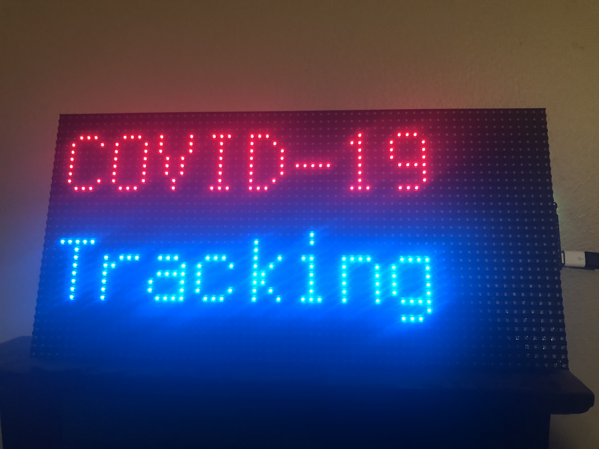 COVID-19 Tracking RGB Matrix